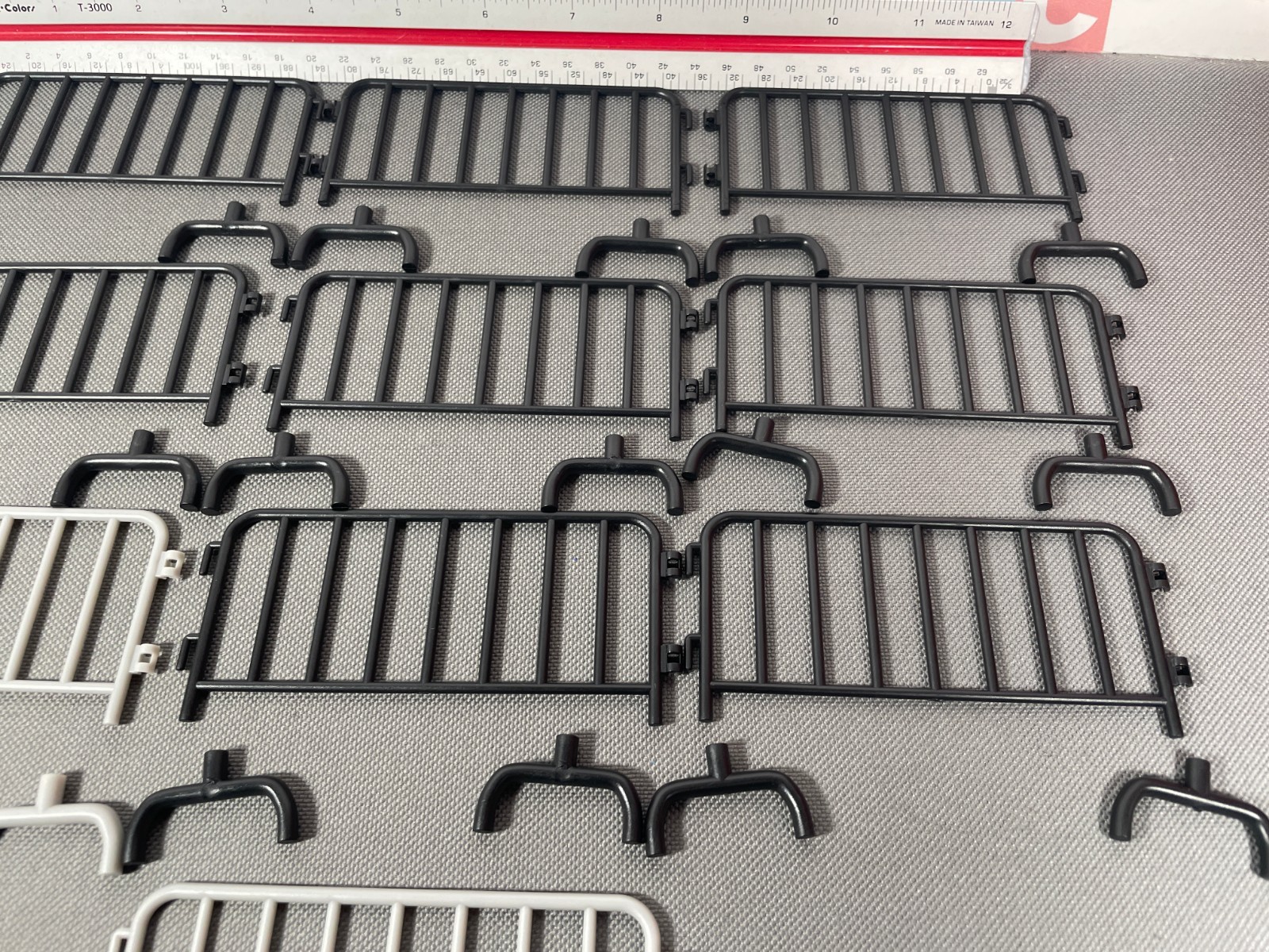 FC Retro Classic Wrestle-Something Wrestlers 4.5 Inch Scale Guard Rails Black 10