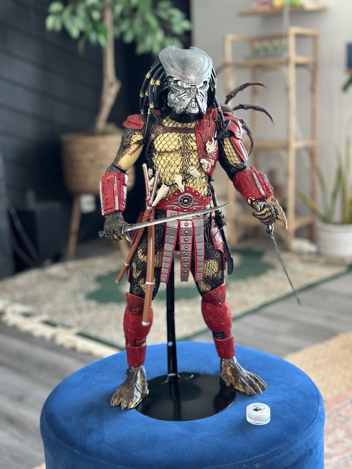 Custom 1/4 Bionic Predator Mask For Neca Jungle Hunter Predator -MADE TO ORDER