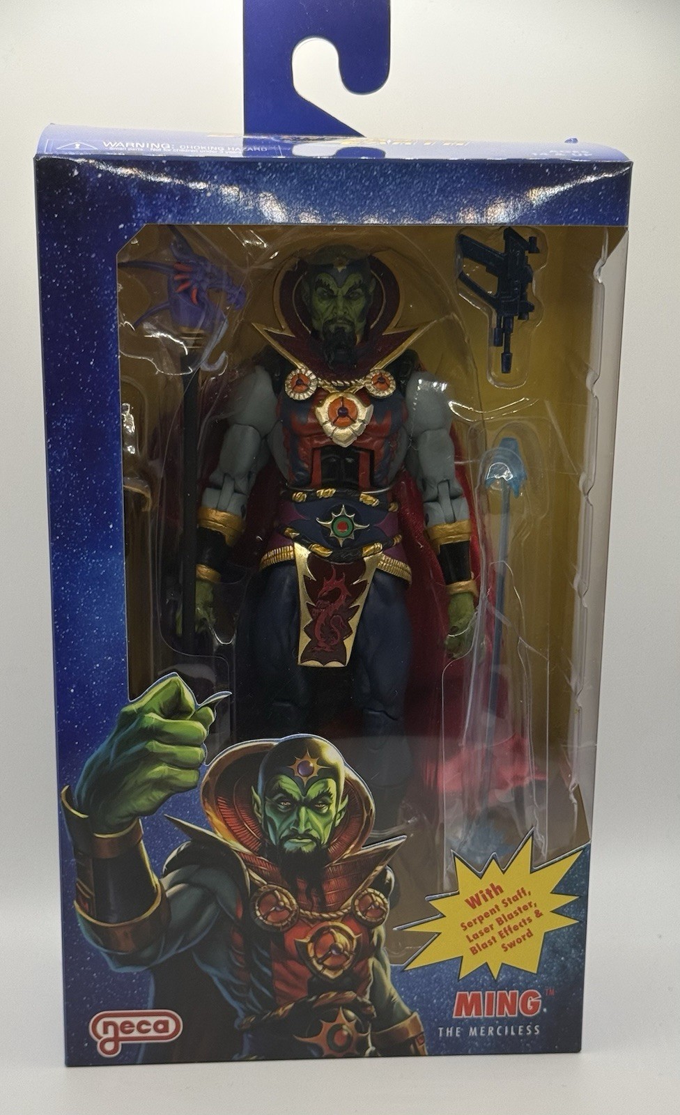 NECA Ming The Merciless Defenders of The Earth Series Action Figure – New