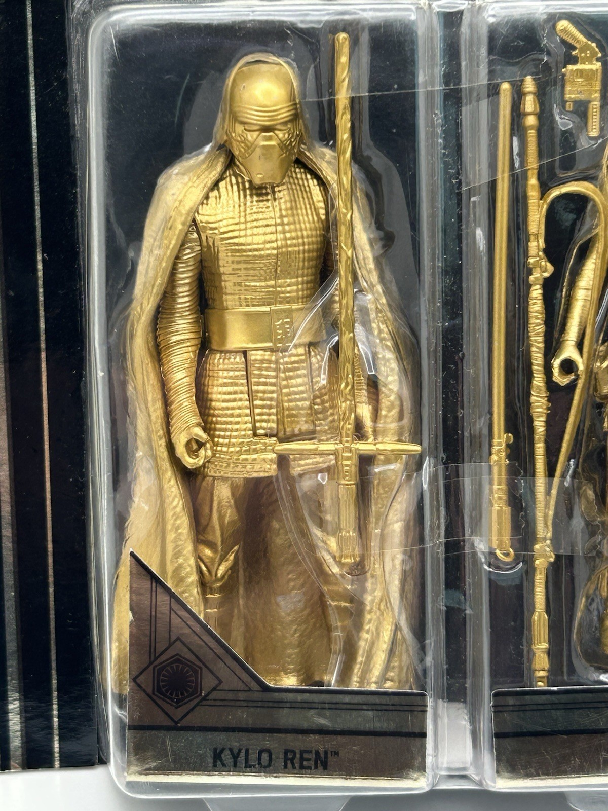 Star Wars Commemorative Skywalker Saga (2019) Hasbro Gold Kylo Ren & Rey Figure