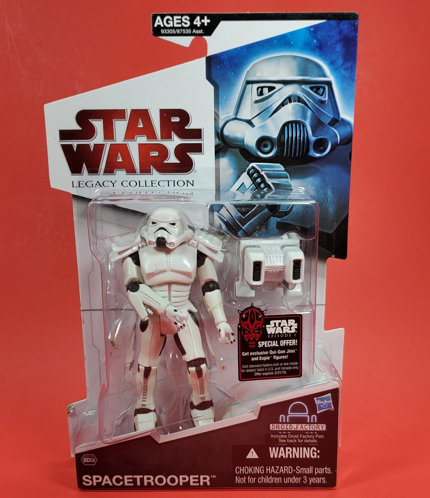 Star Wars 3.75&Prime; Legacy Collection TLC BD58 Spacetrooper BG-J38 BAD New