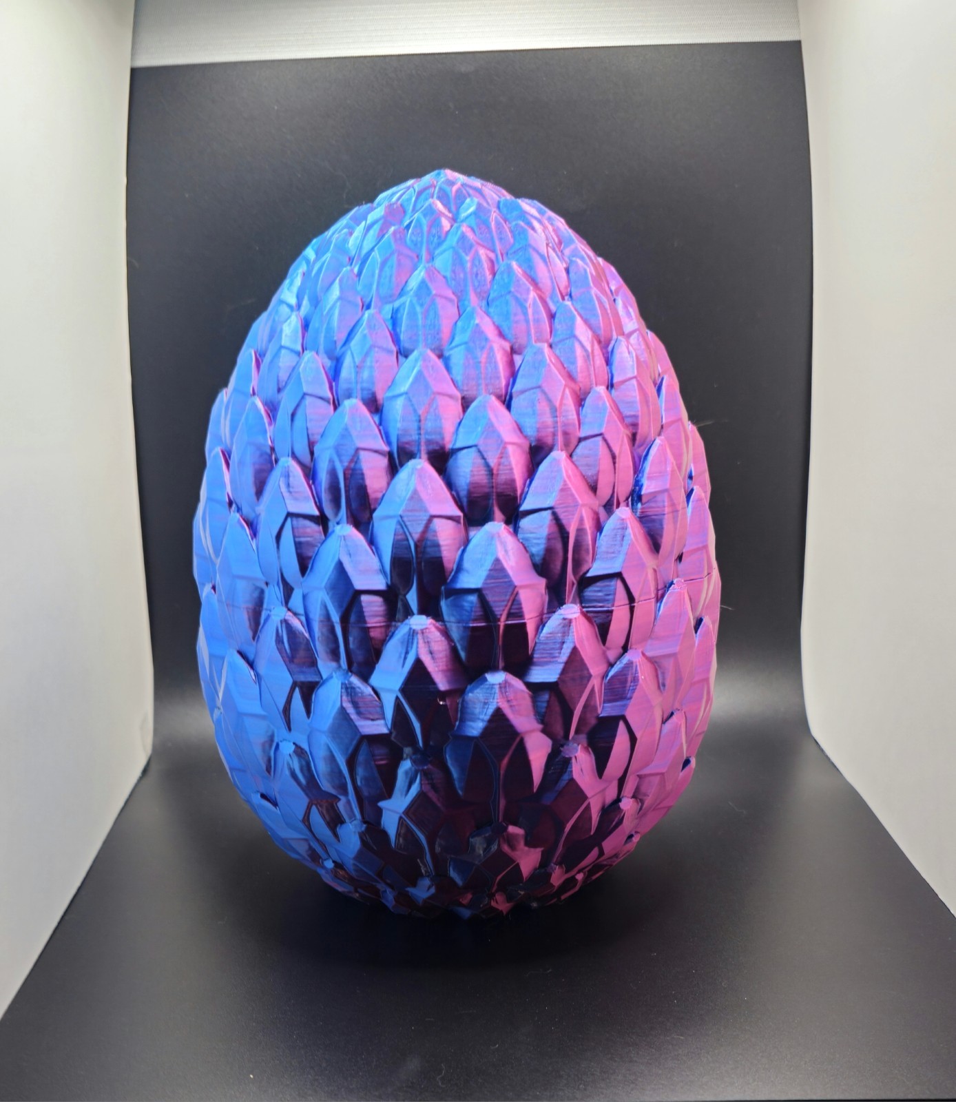 3D Printed Flexi Dragon, Articulated Crystal Dragon [WITH EGG]/Large-24inches