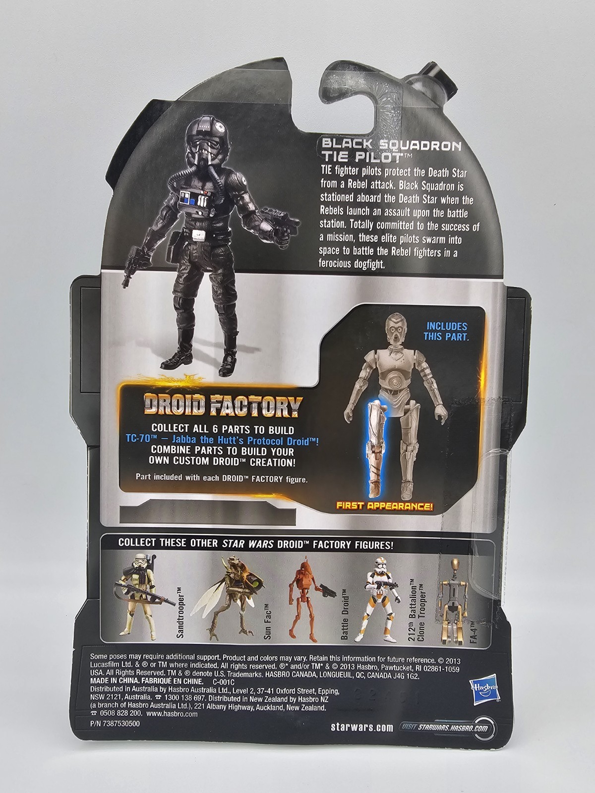 Star Wars Legacy Collection Black Squadron TIE Pilot Amazon Exclusive NEW