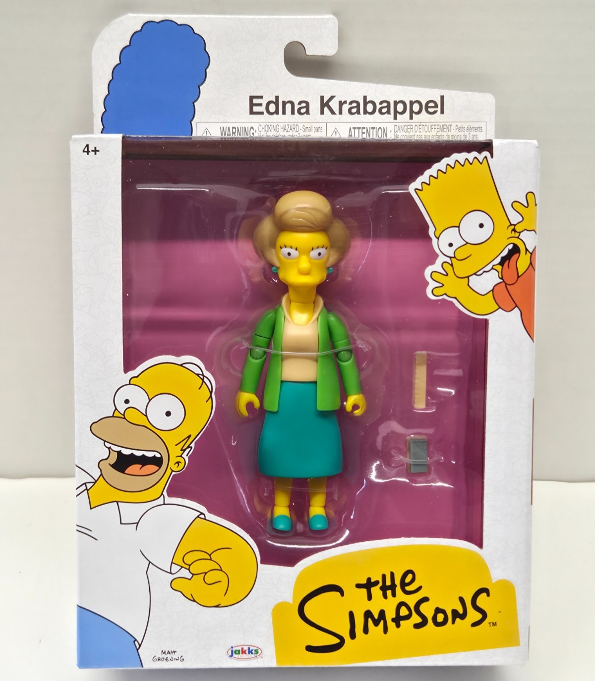 EDNA KRABAPPEL – The Simpsons Wave 5 Jakks Pacific 5&Prime; Action Figure NEW IN STOCK
