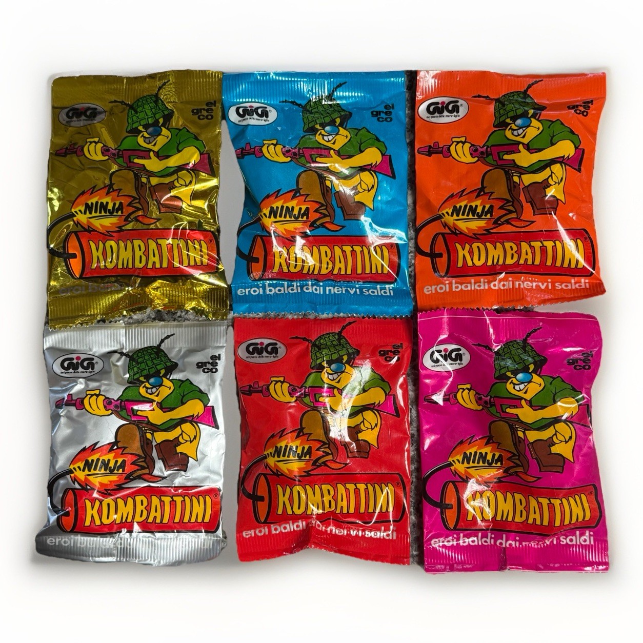 El Greco Gig Ninja Kombattini Sealed Blind Packet Army Ants Terminator