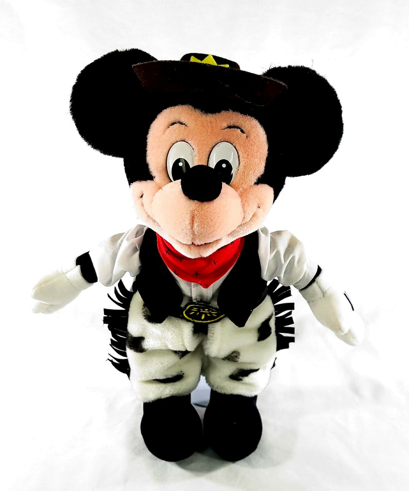 Walt Disney World Parks Exclusive Cowboy Mickey Mouse Character Plush w/ Chaps