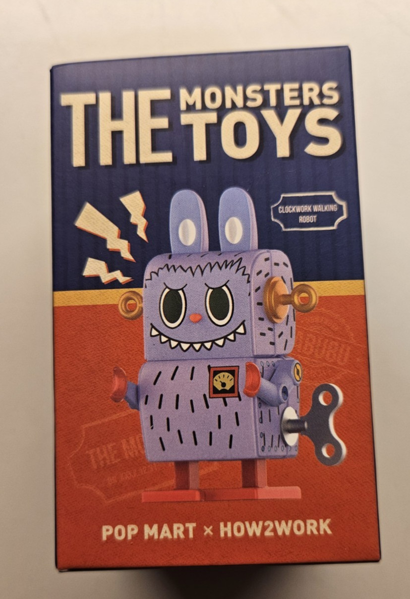 Pop Mart ×how2work The Monsters Clockwork Walking Robot