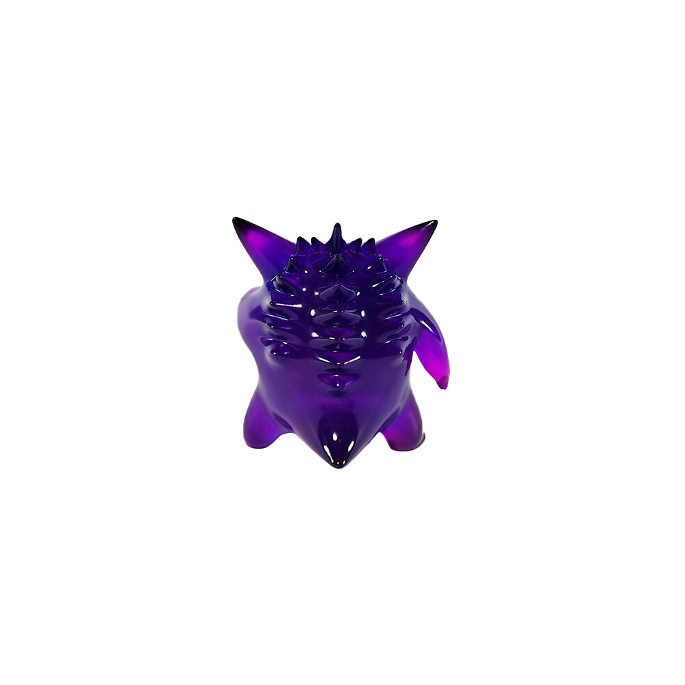 8cm 3.15&Prime; Transparent Custom Made Purple Tongue Gengar Action PVC Figures Toy