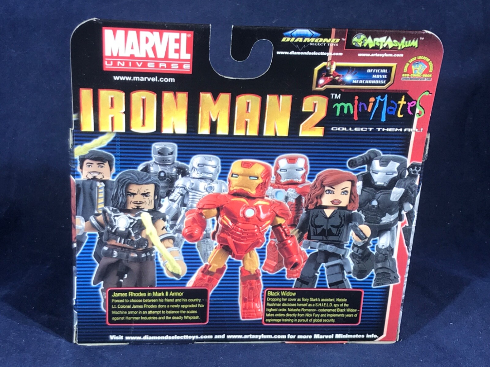 Y2-34 MINI-MATES ACTION FIGURE 2-PACK – JAMES RHODES IN MARK II ARMOUR & WIDOW