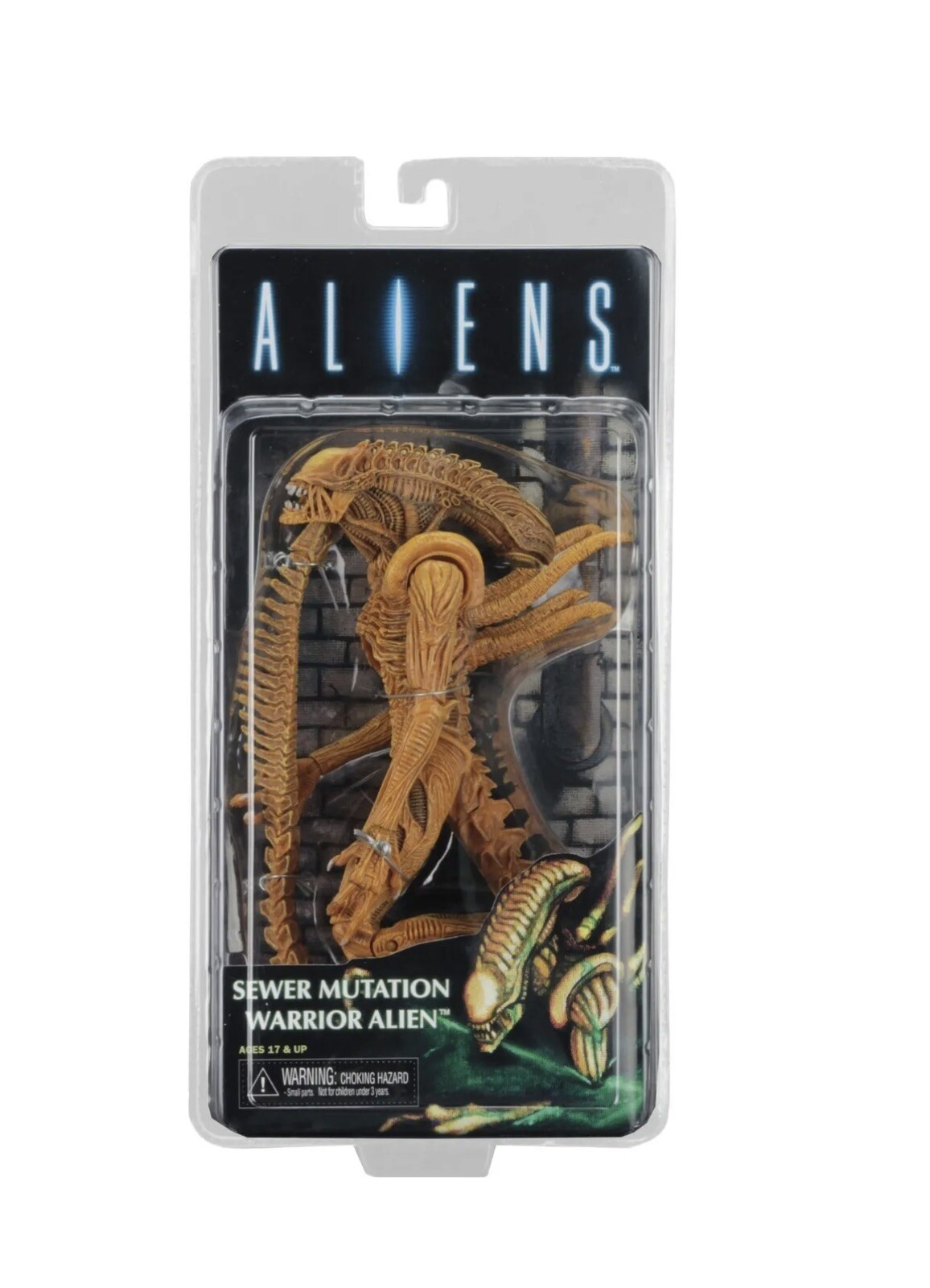 REAL 2017 NECA SDCC Exclusive Sewer Mutation Warrior Alien Case Fresh Mint