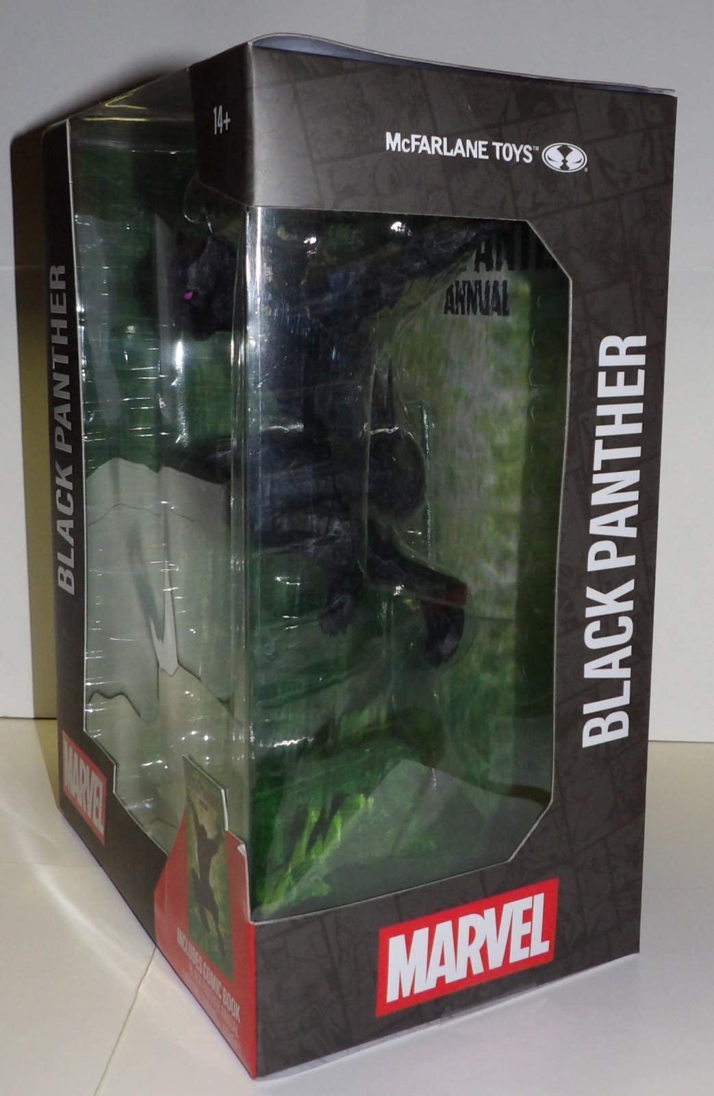 McFarlane ~ BLACK PANTHER ~ Marvel Collection Figure & Comic Book Annual #1