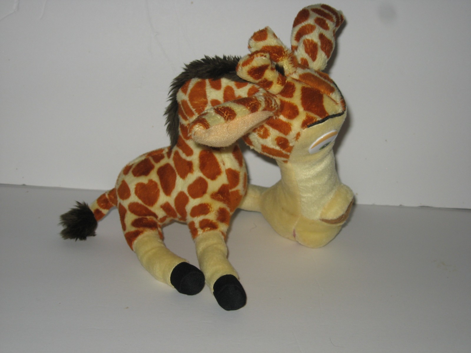 Big Headz TCC Global Madagascar Giraffe Melman Plush Doll Toy Dreamworks 10&Prime;
