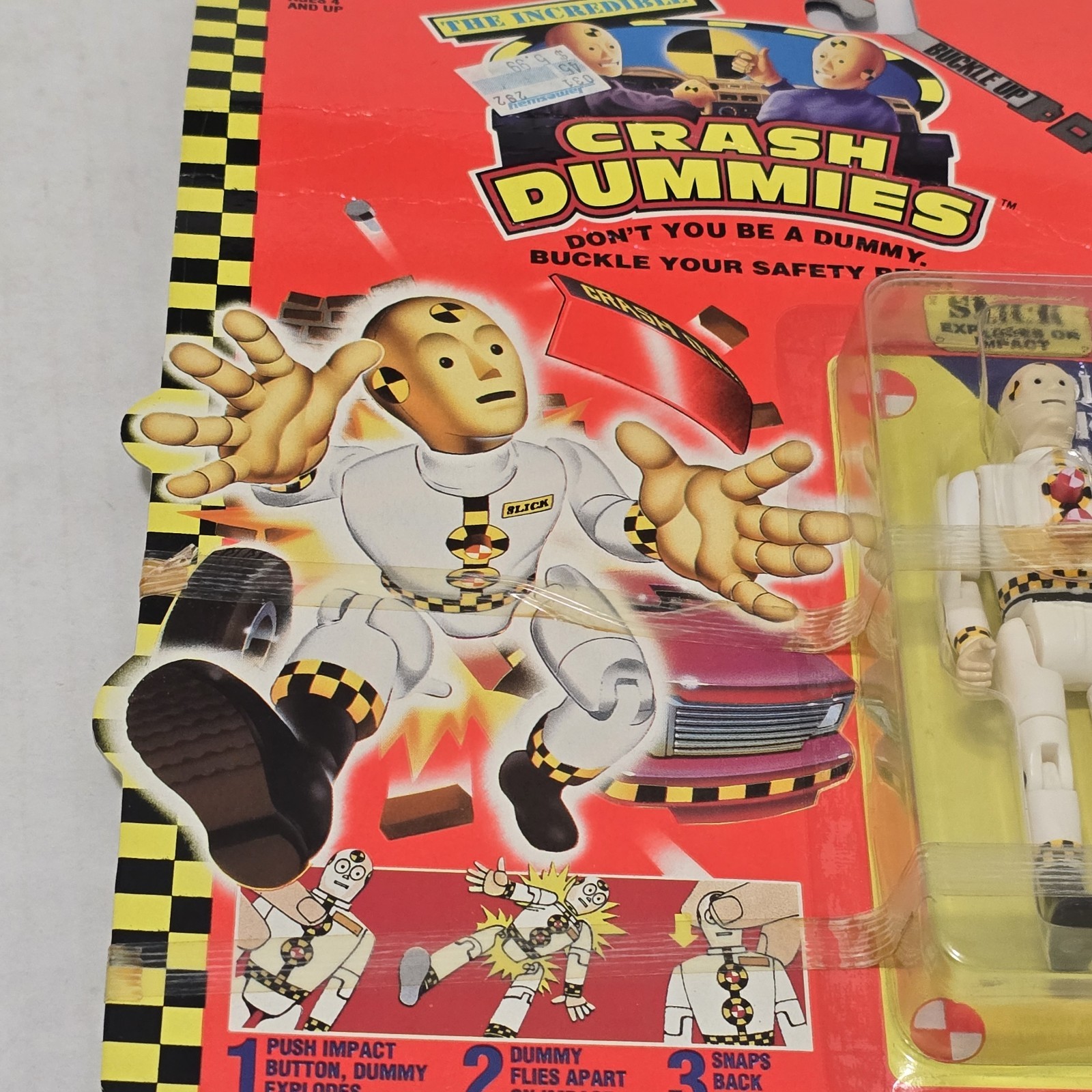 SEALED Crash Test Dummies Bendable Figure Spare Tire Tyco 1991 New Vintage MOC