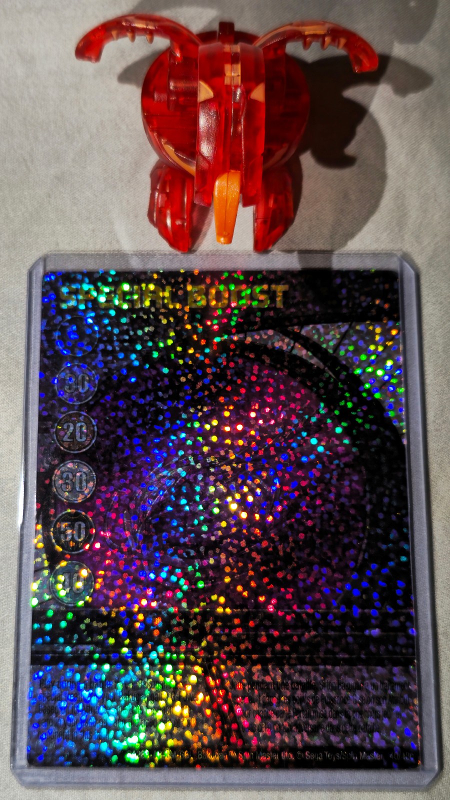 Pyrus Dragonoid Translucent Red 480g B2 + Special Boost Sparkle Holo Card