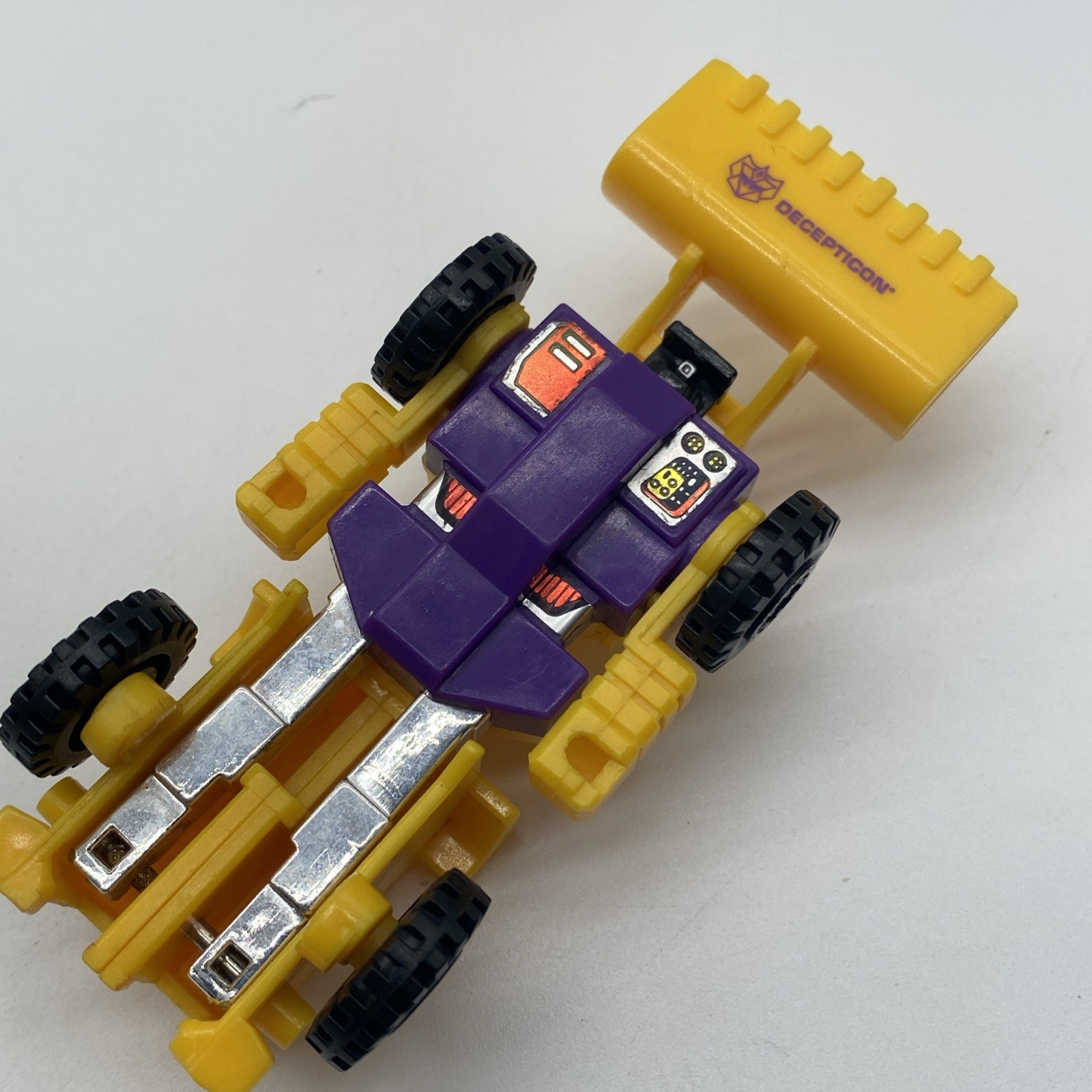 Original G2 Transformers Small Mini yellow construction lot Of 7 Vehicles