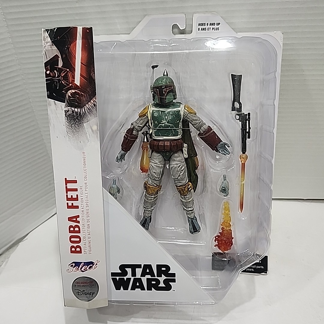Star Wars Diamond Select Bona Fett Action Figure 7&Prime; Disney Store Exclusive NEW