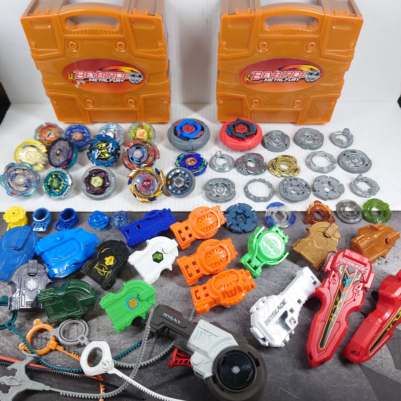 Beyblade Metal Lot Rip Two Cases Bulk See Description Pieces