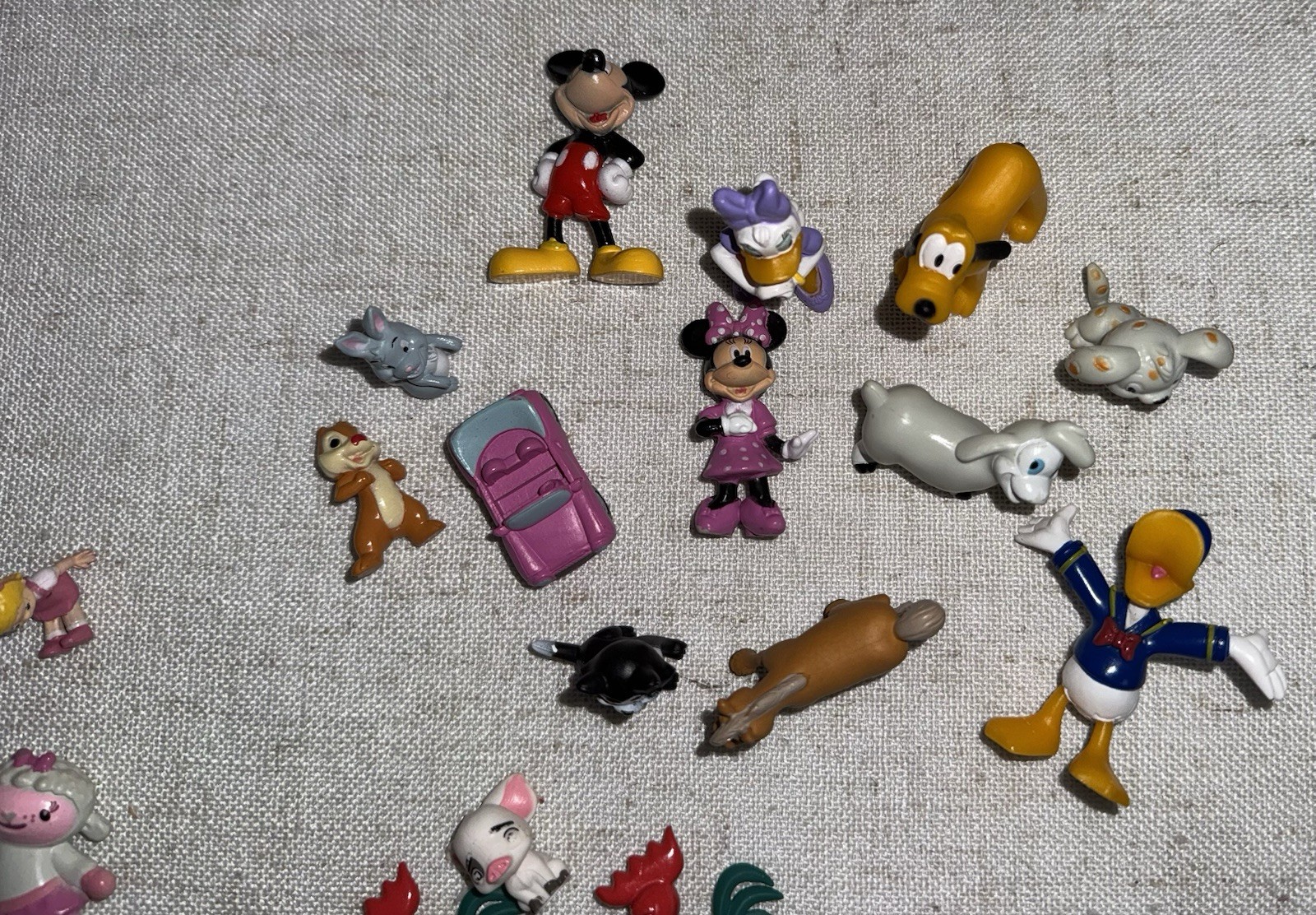 DISNEY Princess Miniature Tiny Figurine Cake Toppers Figures Mickey Lot 61 PVC