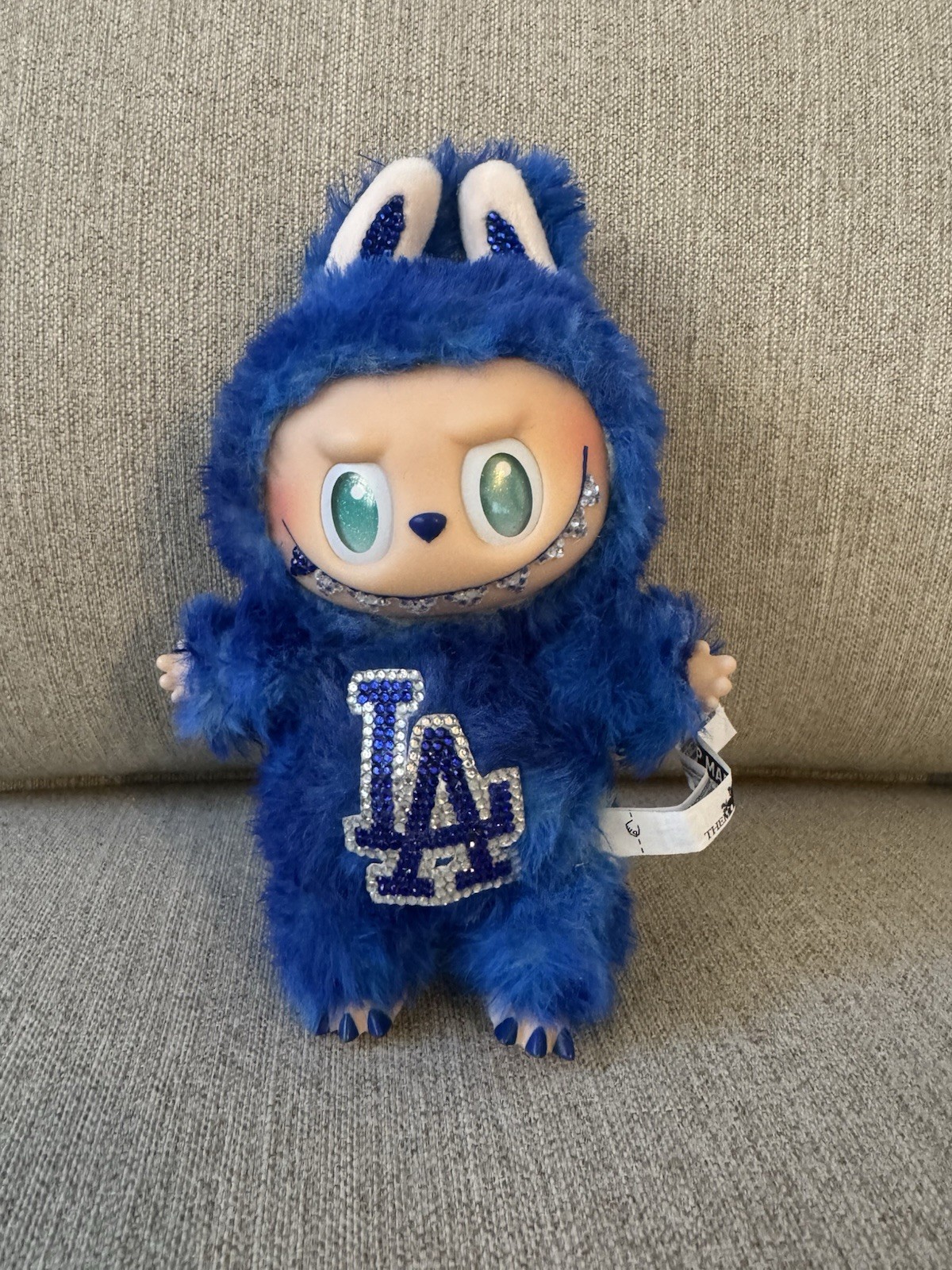 Authentic Serenity Big Into Energy Labubu – Custom Dodgers Design