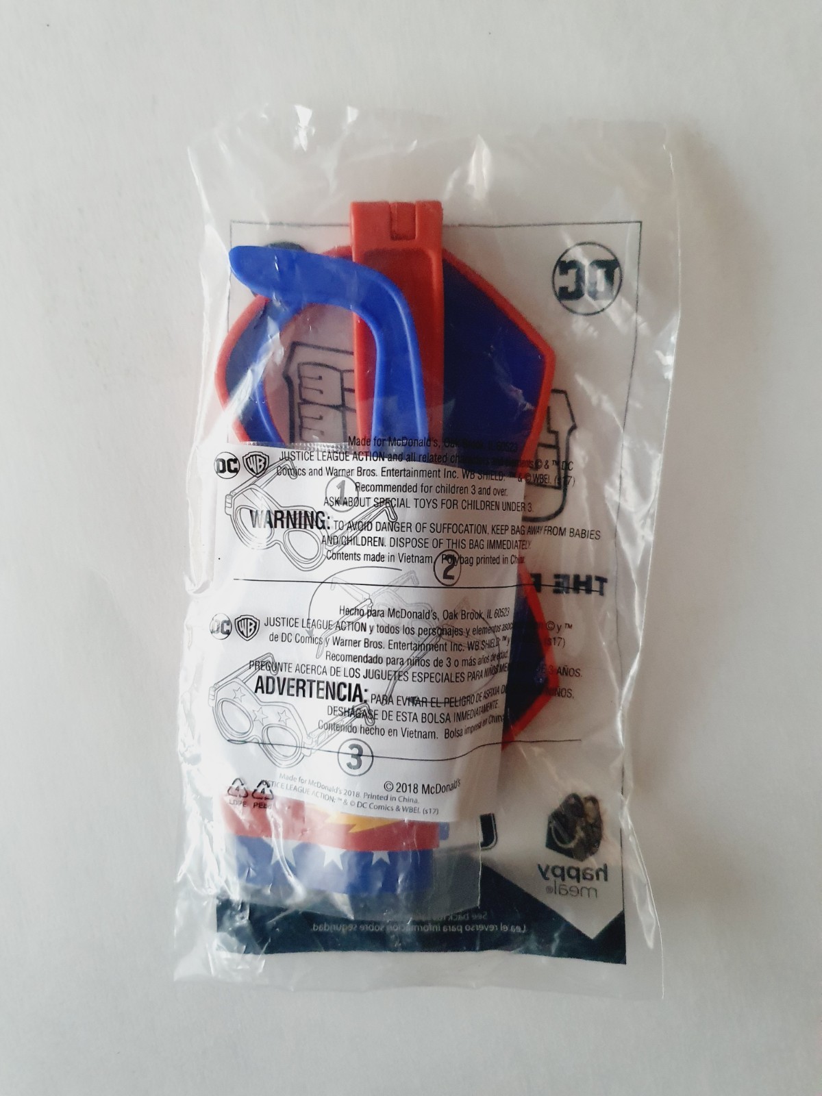 McDonald&rsquo;s Justice League Action The Flash/Stargirl Mask 2018 #7 Happy Meal Toy