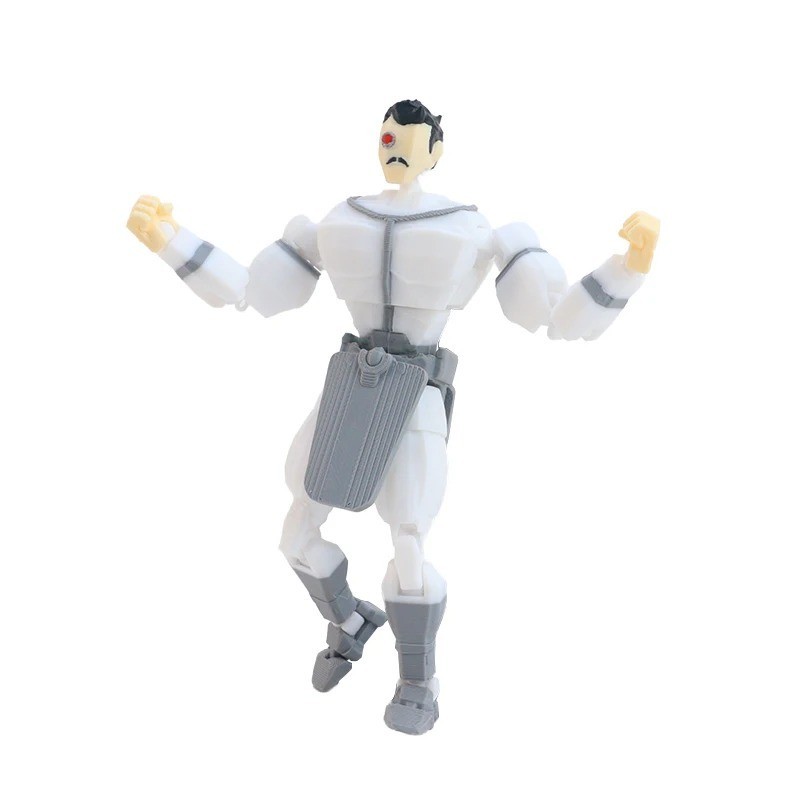 3D Printed Invincible Superhero Action Figures with Articulatable Limbs