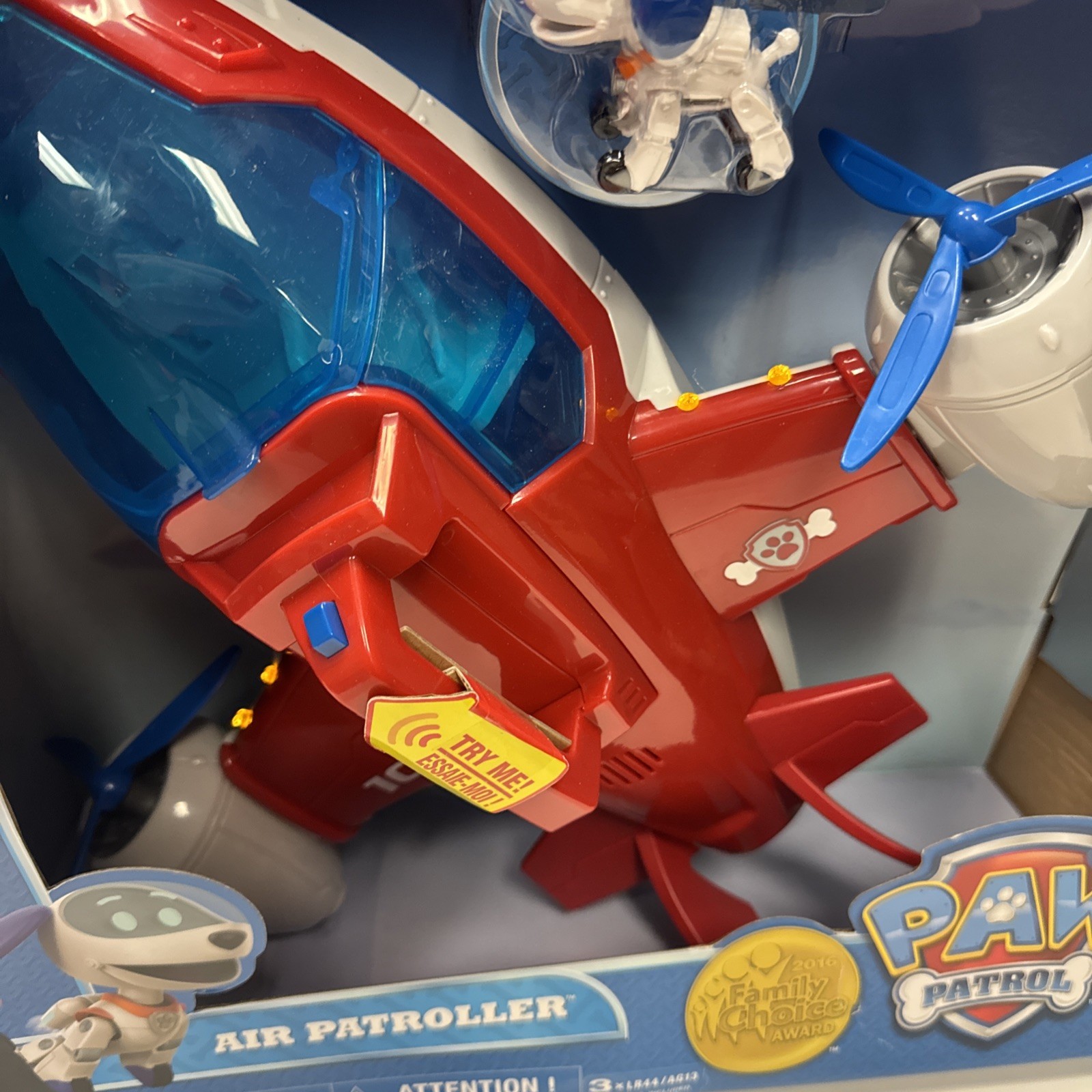 Spin Master PAW PATROL Air Patroller Plane Airplane » Lights Sound with box!