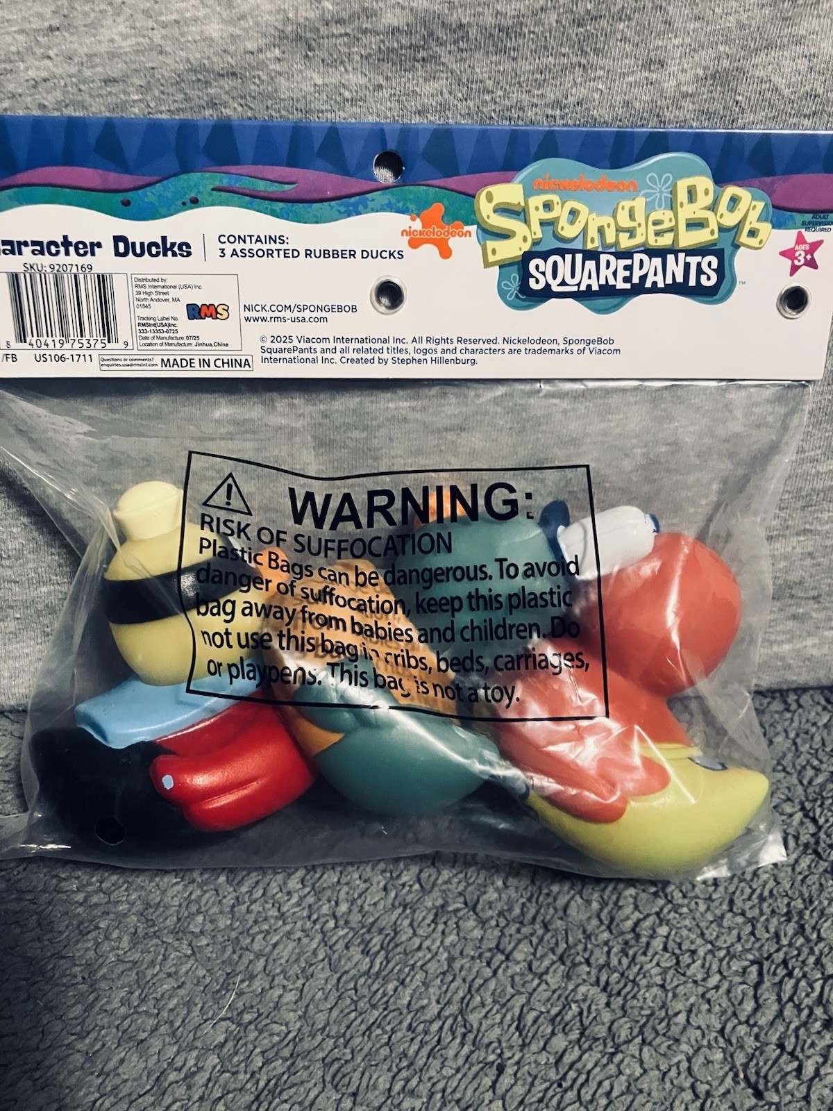 Spongebob Squarepants Character Ducks Complete Set of 12 New & Sealed ✅ Out Pics