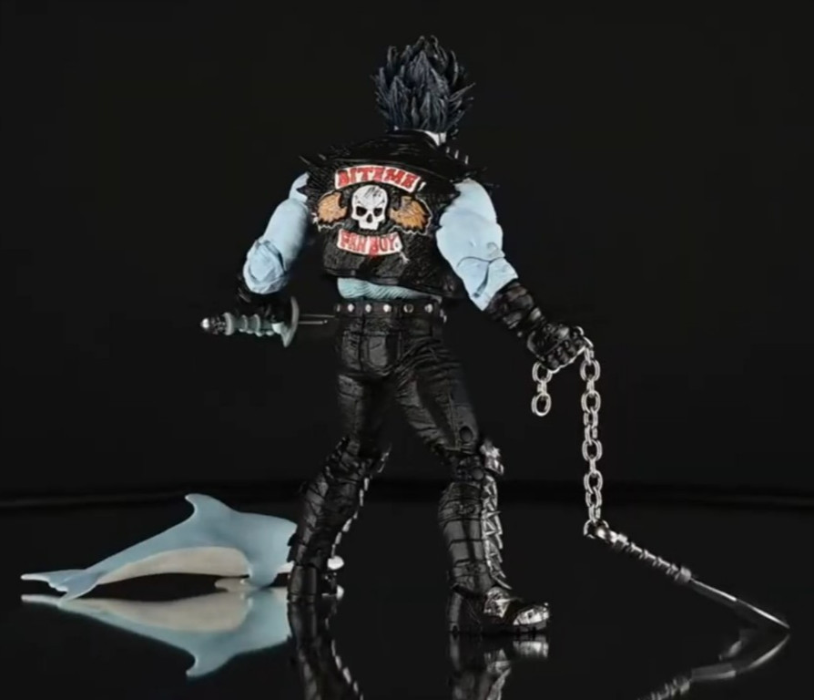 McFarlane DC Multiverse Collectors Edition Lobo & Space Dolphin In Hand