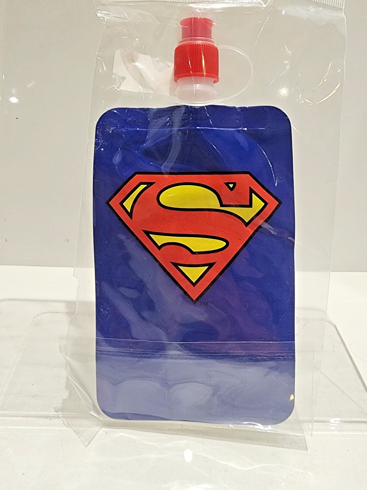 Superman , Shark Skinzz Reusable Folding Drinkware, NEW, Lot of 1