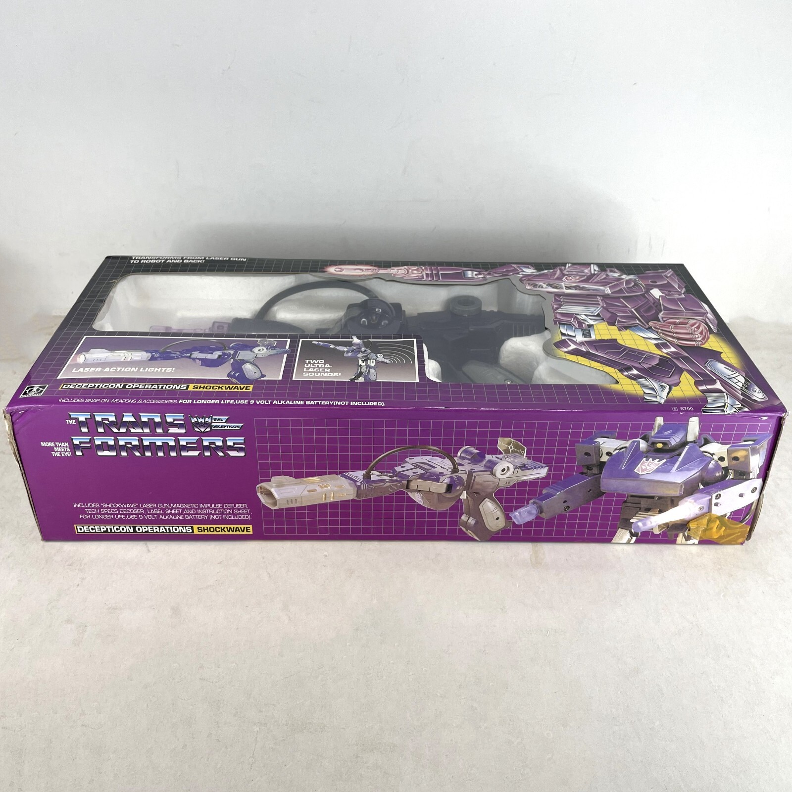 Transformers G1 Shockwave Shockblast Decepticon Transforming Figure Toy NEW BOX