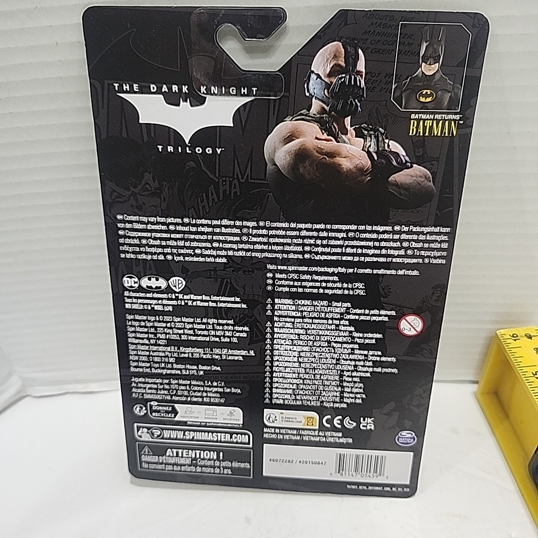DC Batman Dark Knight Trilogy BANE Spin Master 85 Years 4” Figure 2024 NEW