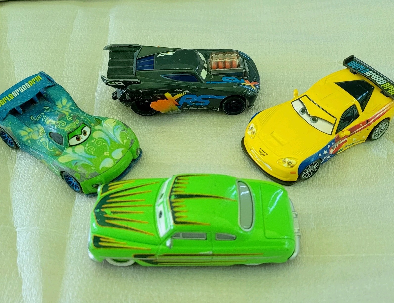 Disney Pixar Cars XRS Jackson Storm Carla Veloso Jeff Ramone Lot