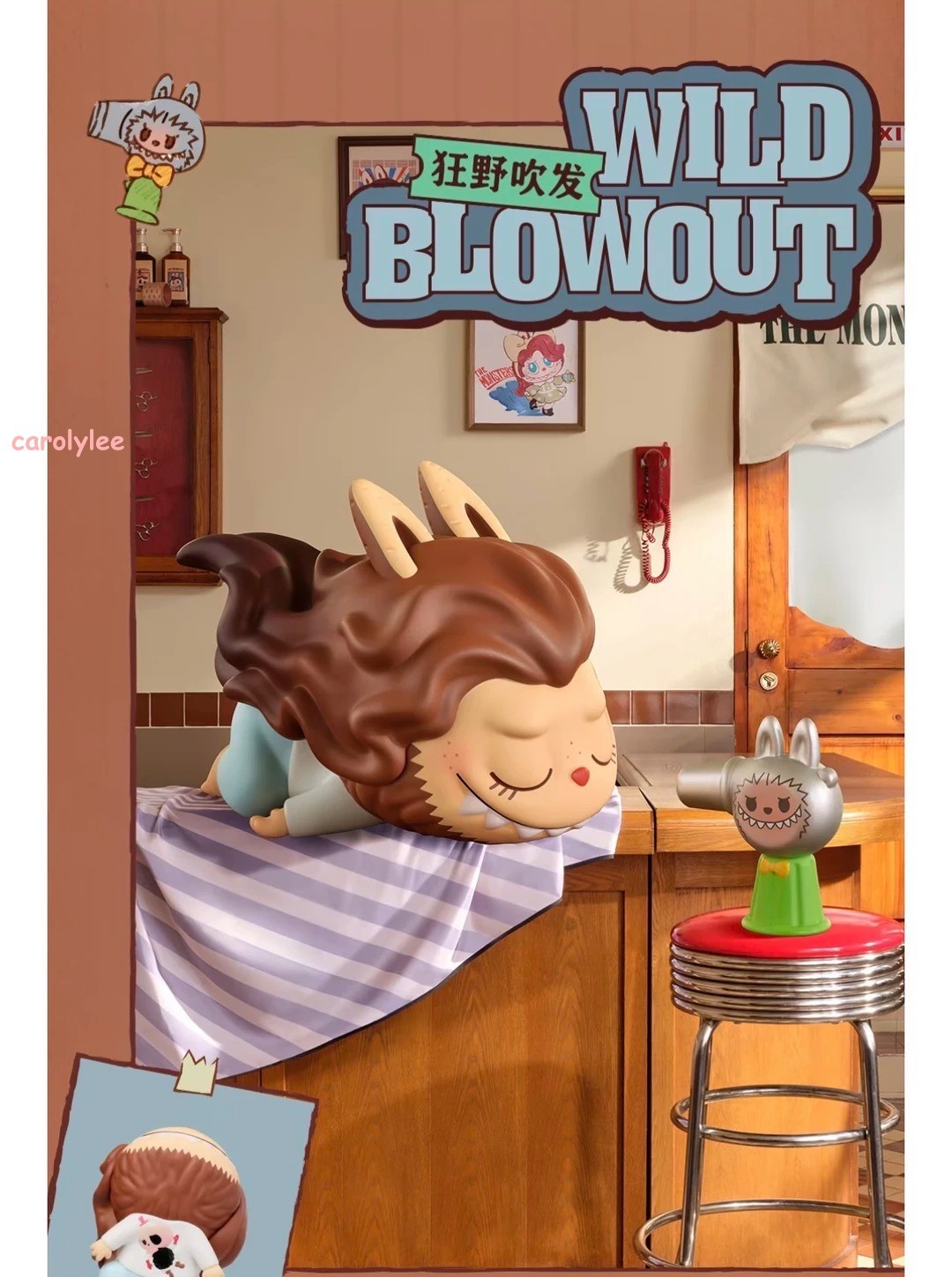 Hair Salon Series The Monste Blind Box Confirmed Figure Toy Gift Authentic