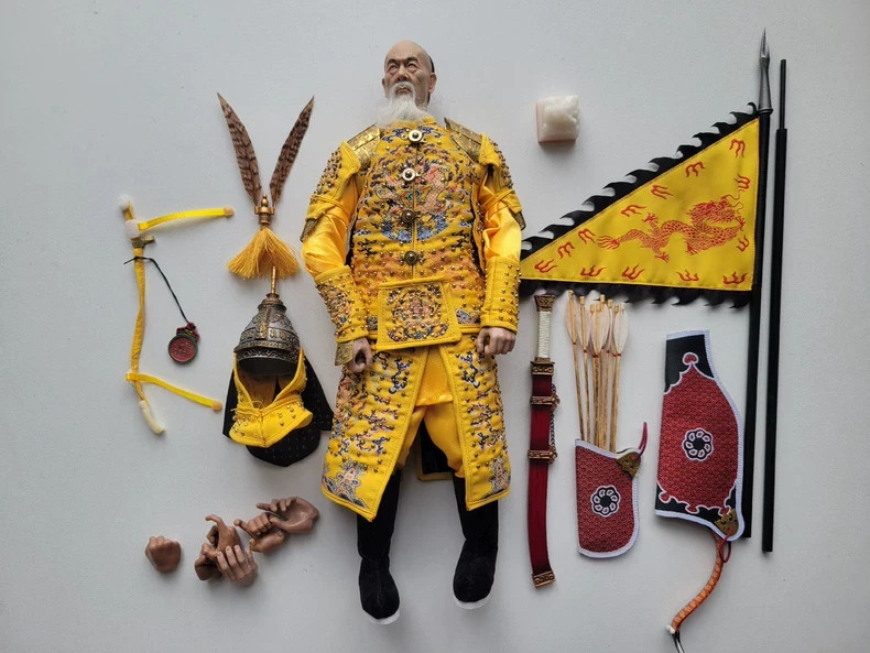 Qing Dynasty General of Fuyuan 1/6 Scale Action Figure King of Cat kc001 Yellow