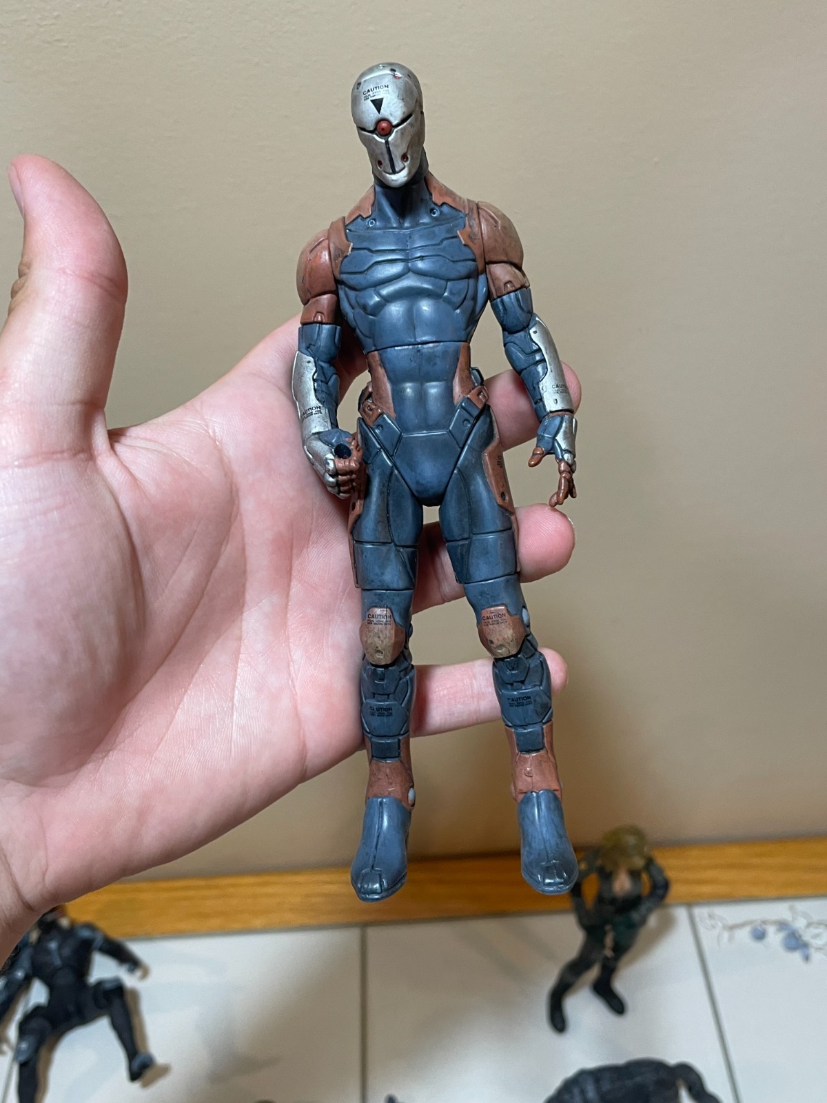 Metal Gear Solid Figure Lot Snake Raiden Ray Grey Fox Wolf Psycho McFarlane READ