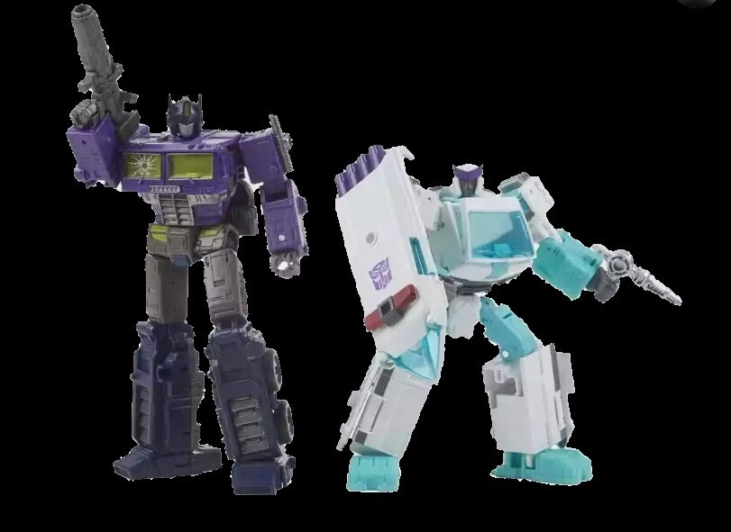 Takara Tomy Hasbo Transformers Shattered Glass Optimus Prime & Ratchet WFC-GS17