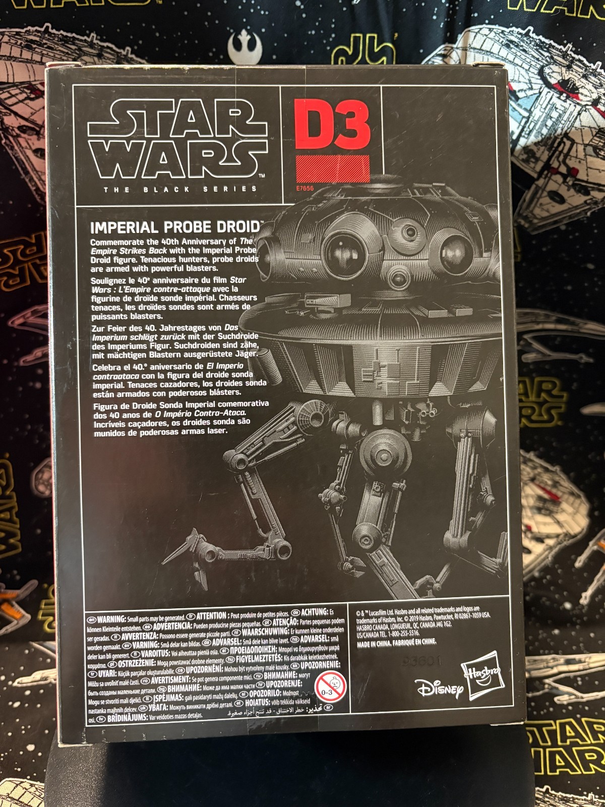 Star Wars: The Empire Strikes Back – Black Series – IMPERIAL PROBE DROID D3NIB!!