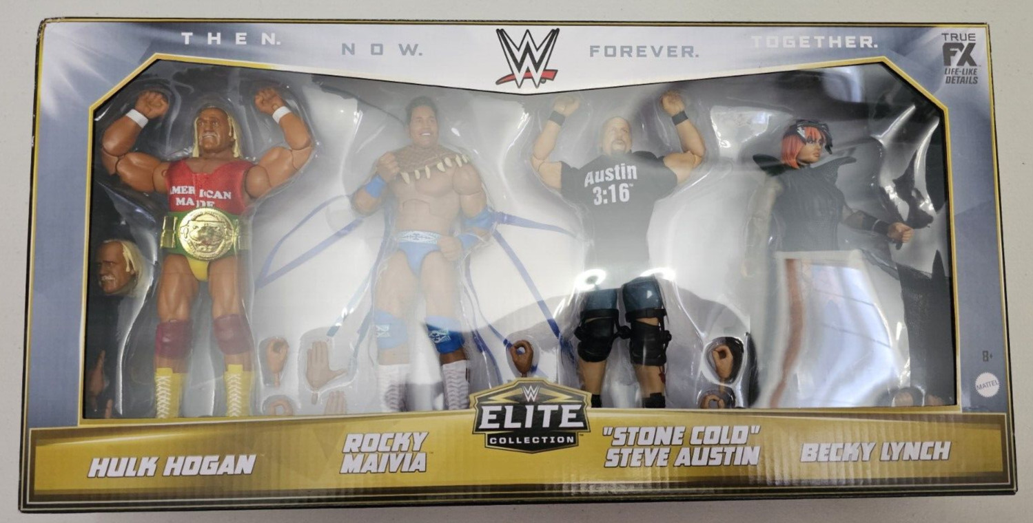 WWE Elite Then Now Forever Together Box New Factory Seal