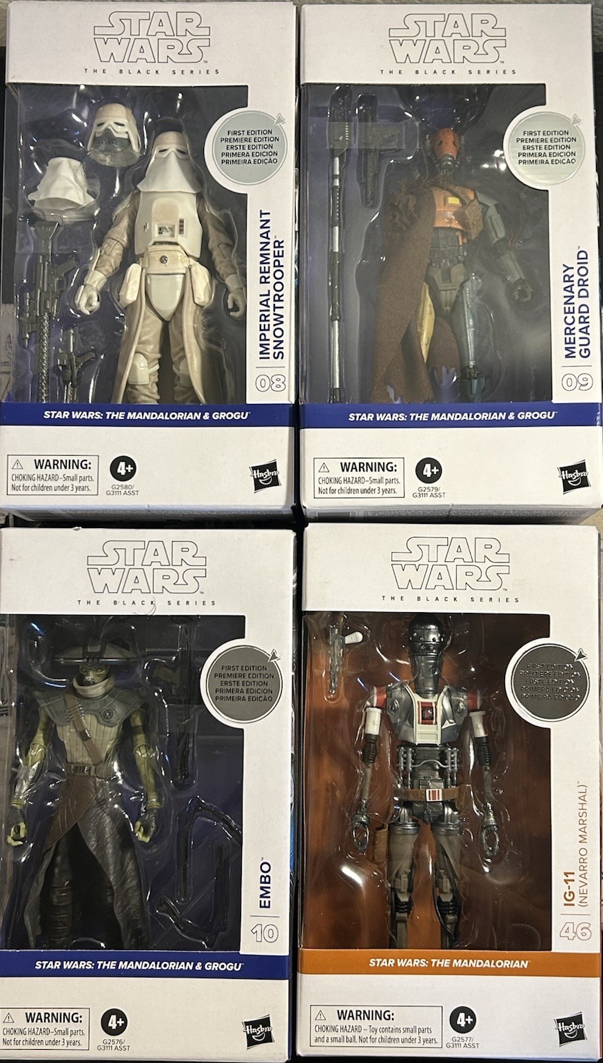 Star Wars Black Series Mandalorian & Grogu First Edition WAVE 2 EMBO SNOWTROOPER