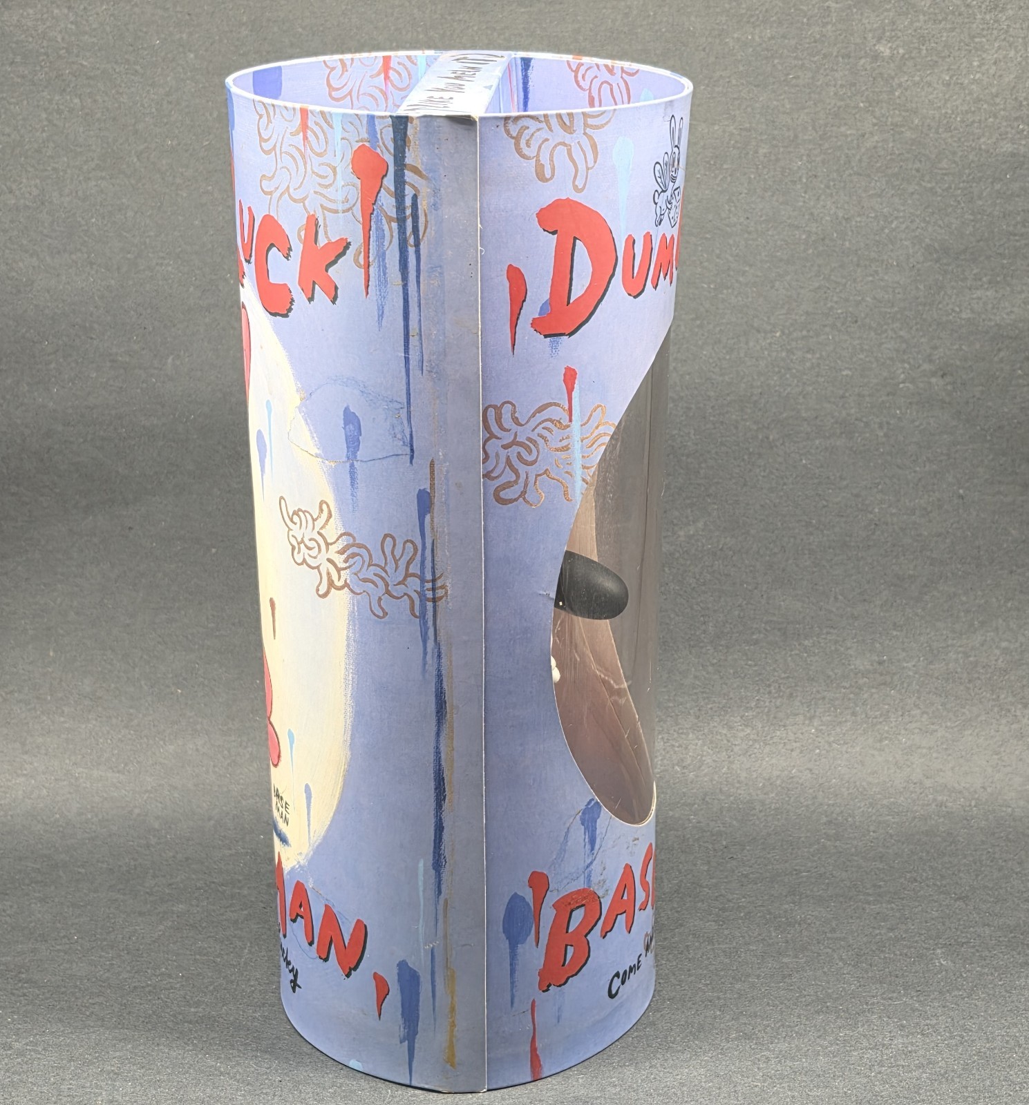 RARE Gary Baseman Signed 10&Prime; White Dumb Luck Rabbit Autographed LE #18/100
