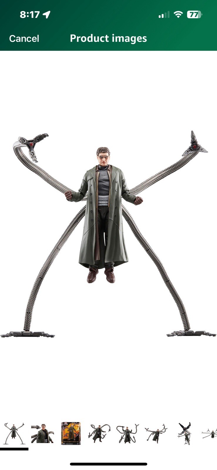 2023 Hasbro Marvel Legends – Spider-Man 2: DOCTOR OCTOPUS (Alfred Molina) Figure