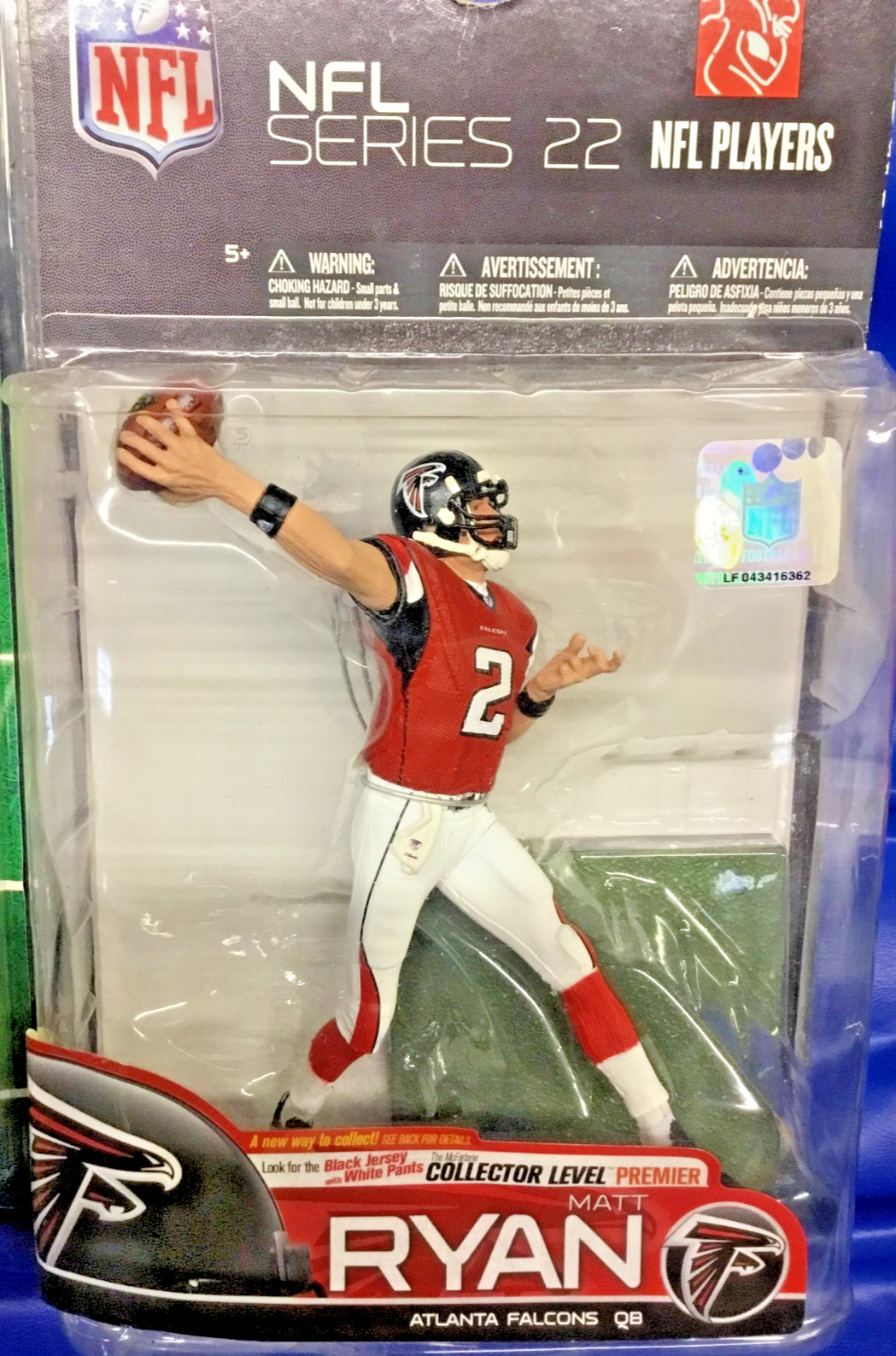 MCFARLANE NCAA NFL BOSTON COLLEGE EAGLES ATLANTA FALCONS MATT RYAN TWO FIGURES!!