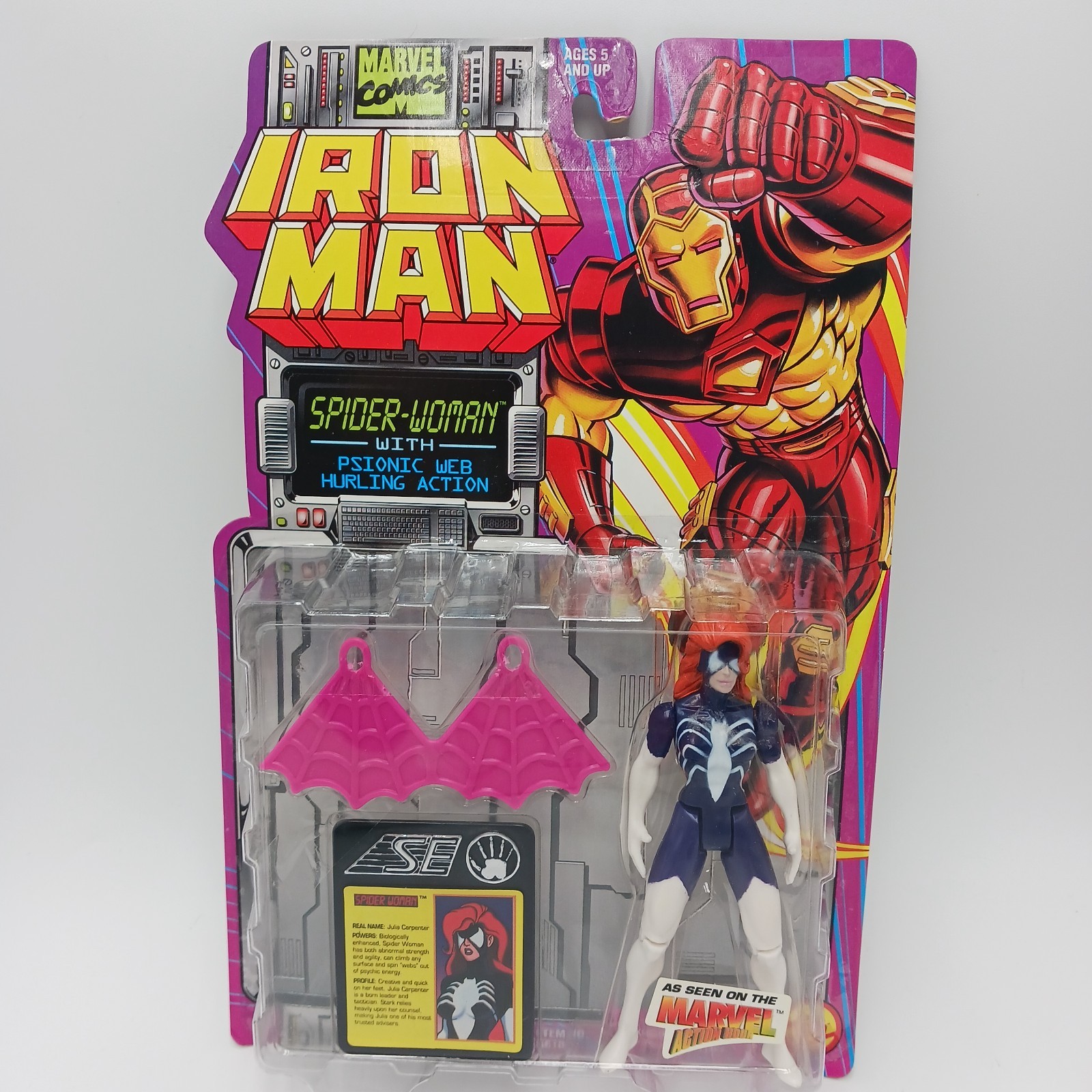 Marvel Iron Man Action Toy Biz Figures 1995 5 Inch Brand New Carded You Choose