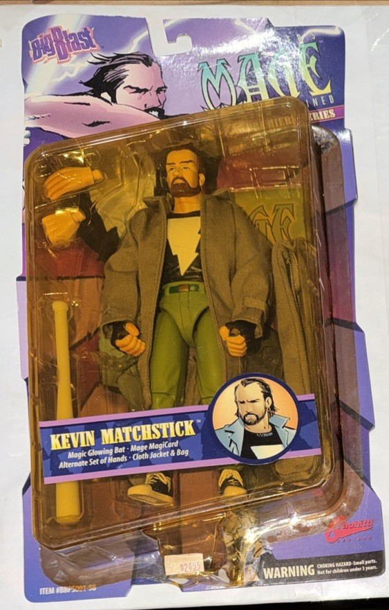 Big Blast – Matt Wagner Mage Kevin Matchstick 8&Prime; Action Figure Premier – 1998