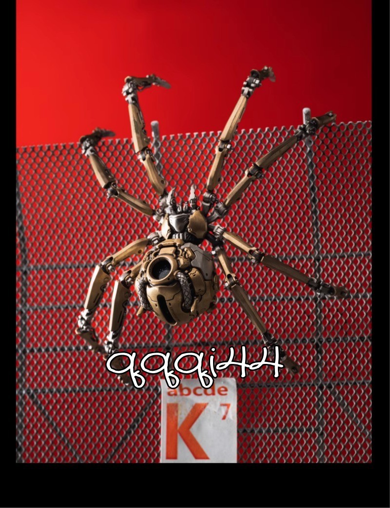 Black Widow Mechanical Spider Action Figure EDC Relaxing Toy Model Xmas Gift 1PC