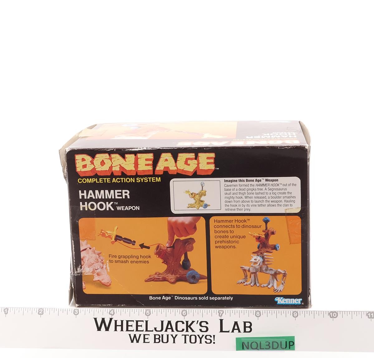 Hammer Hook W/BOX 100% Complete Bone Age Kenner 1988 Vintage Action Figure