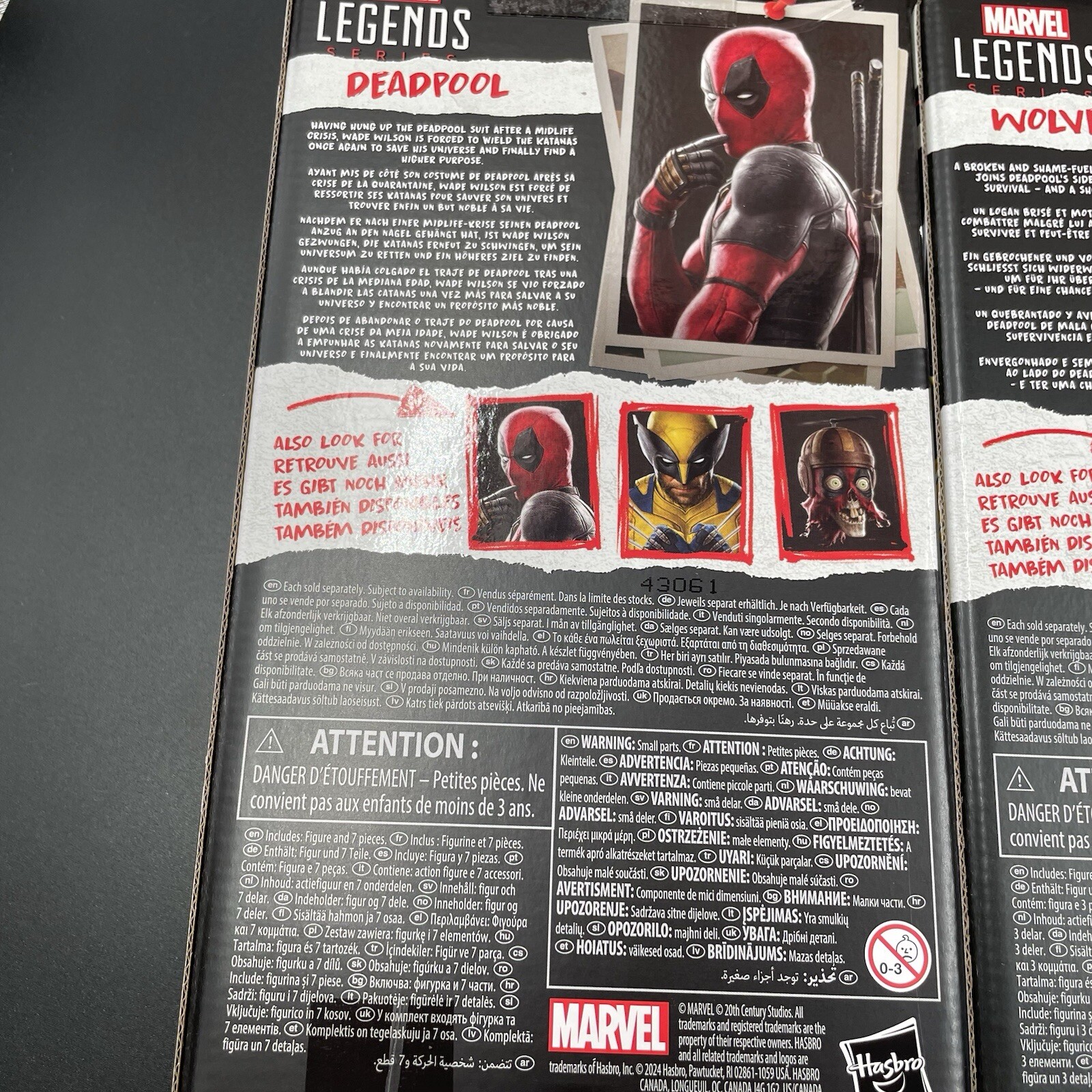 Marvel Legends Deadpool & Wolverine Movie Figures Set IN HAND Yellow MCU Hugh