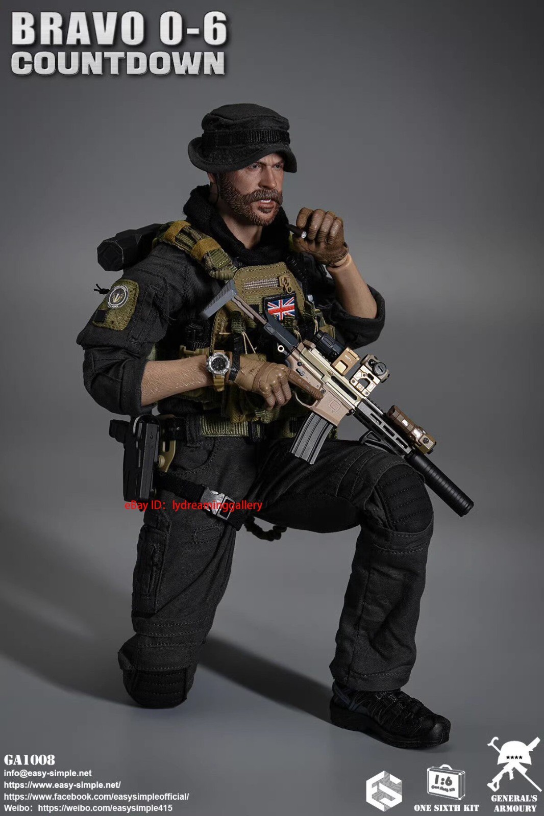 EASY&SIMPLE GA1009 Bravo 0-6 Countdown 1/6 Scale Limited Edition Action Figure