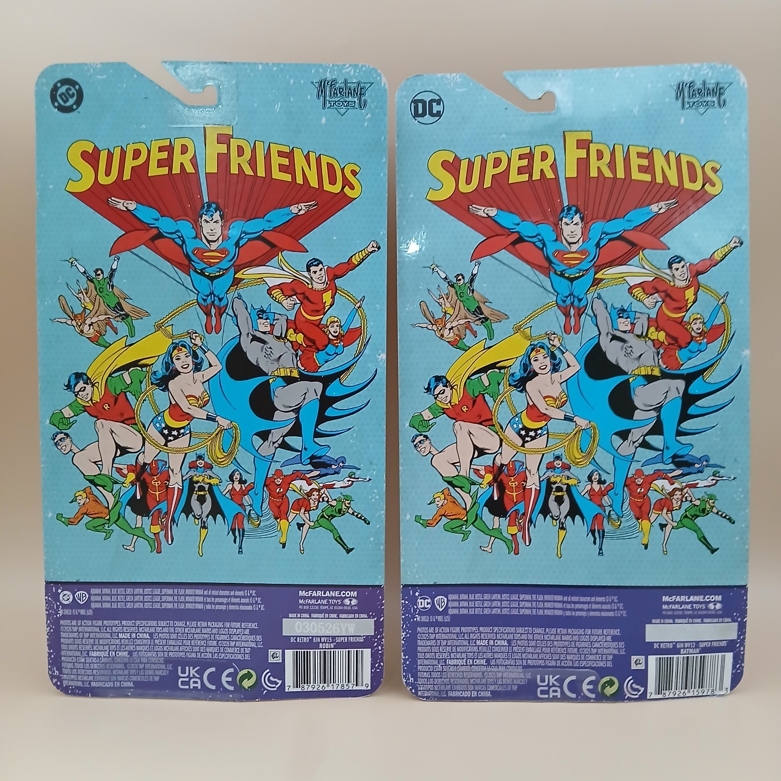 DC Super Friends McFarlane Action Figures Lot 5 Batman Robin Chase 2026