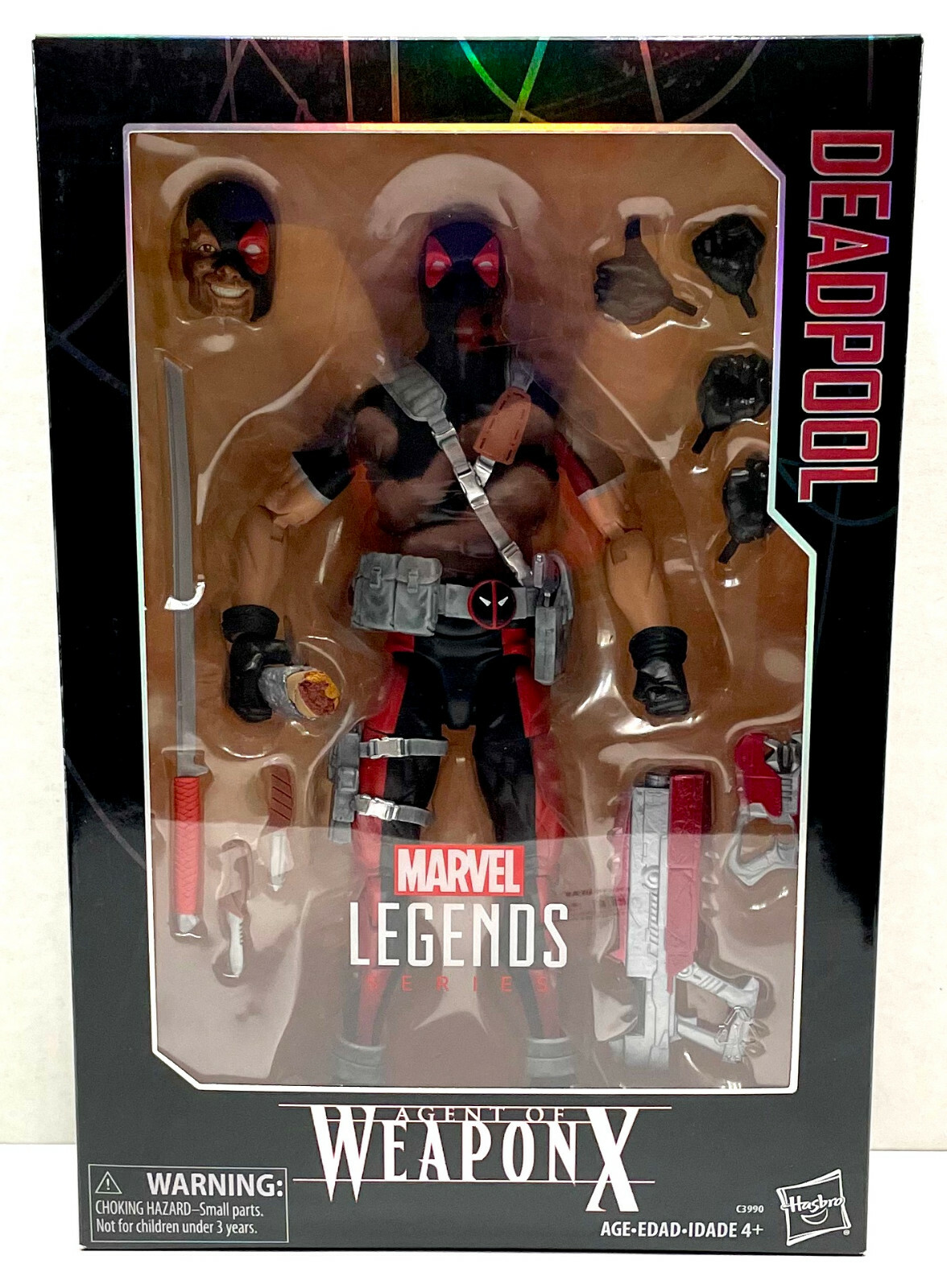Hasbro Marvel Legends Series Deadpool Agent of Weapon X (12 in) (C3990) (NISB)